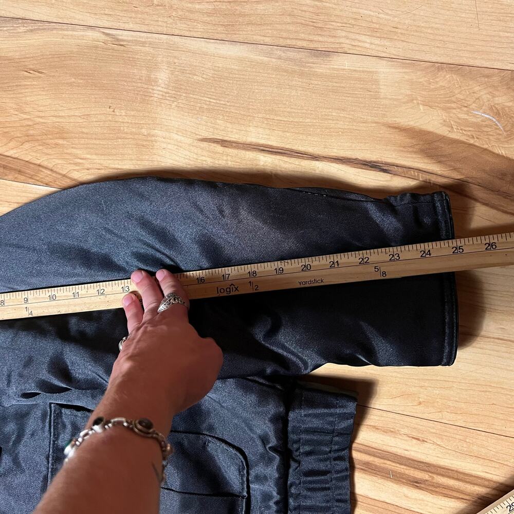 VINTAGE Horace Small Police Tuffy Jacket Size 40R Sherpa Collar Black Bomber - Picture 4 of 8